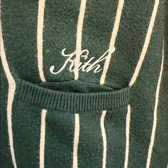 Kith Green and cream pinstripe Sweater - Picture 3 of 5